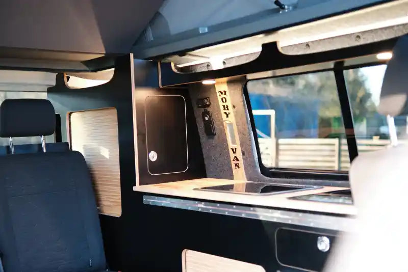 Camper-Küchenzeile mit Schranksystem für VW T5, T6.1, Bully
