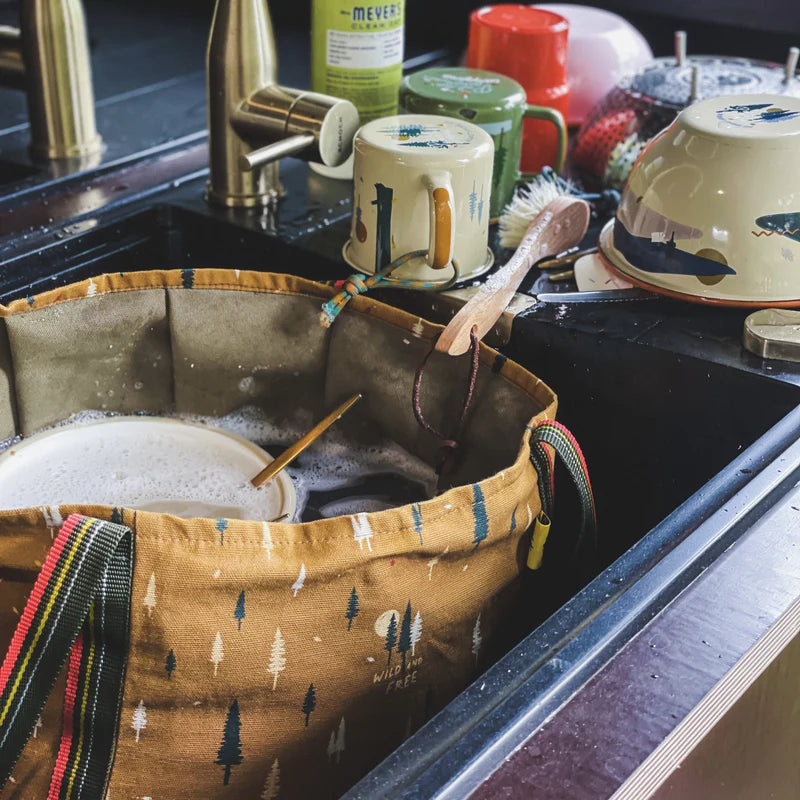 Falteimer aus Stoff in vielen Motiven, wasserdichter Campingeimer