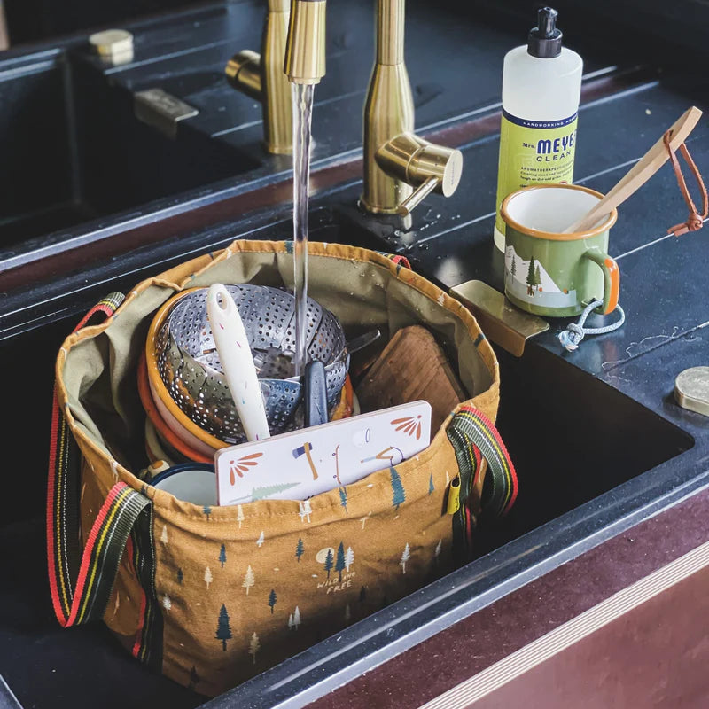 Falteimer aus Stoff in vielen Motiven, wasserdichter Campingeimer