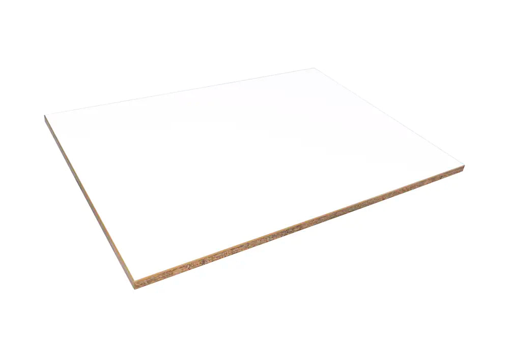 Ponga Tischplatte Eiche Pappelsperrholz mit Eichenoptik - einfach beschichtet inklusive Kanten 500 x 700 mm