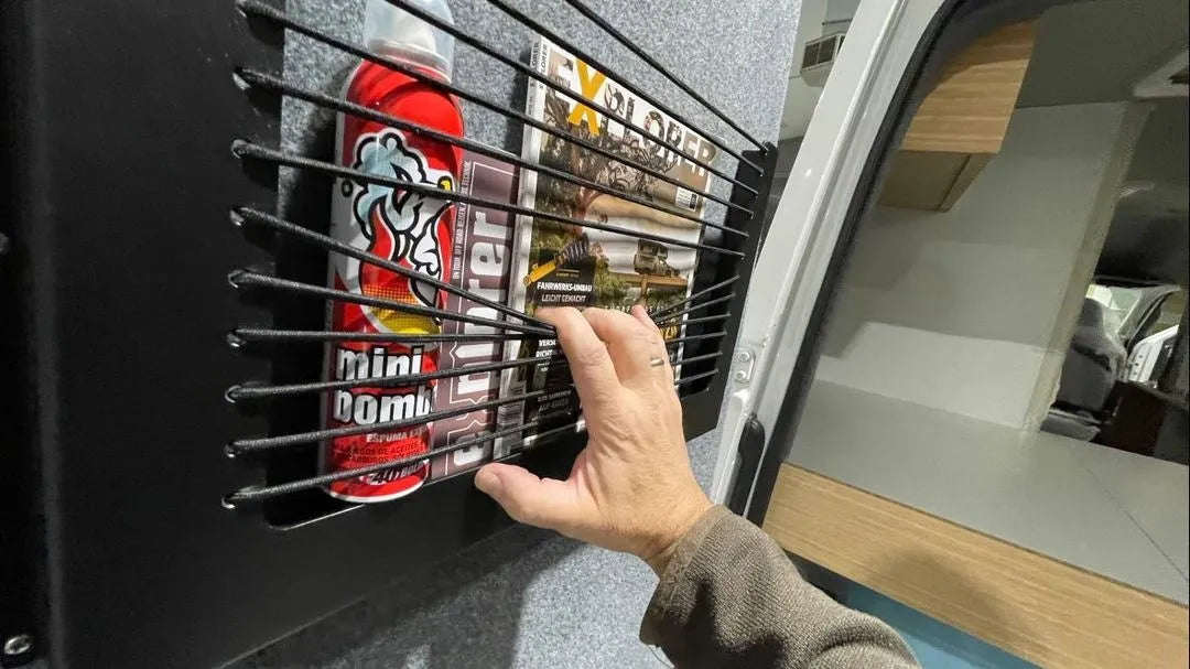 Hochwertiges Ablagenetz aus Aluminium