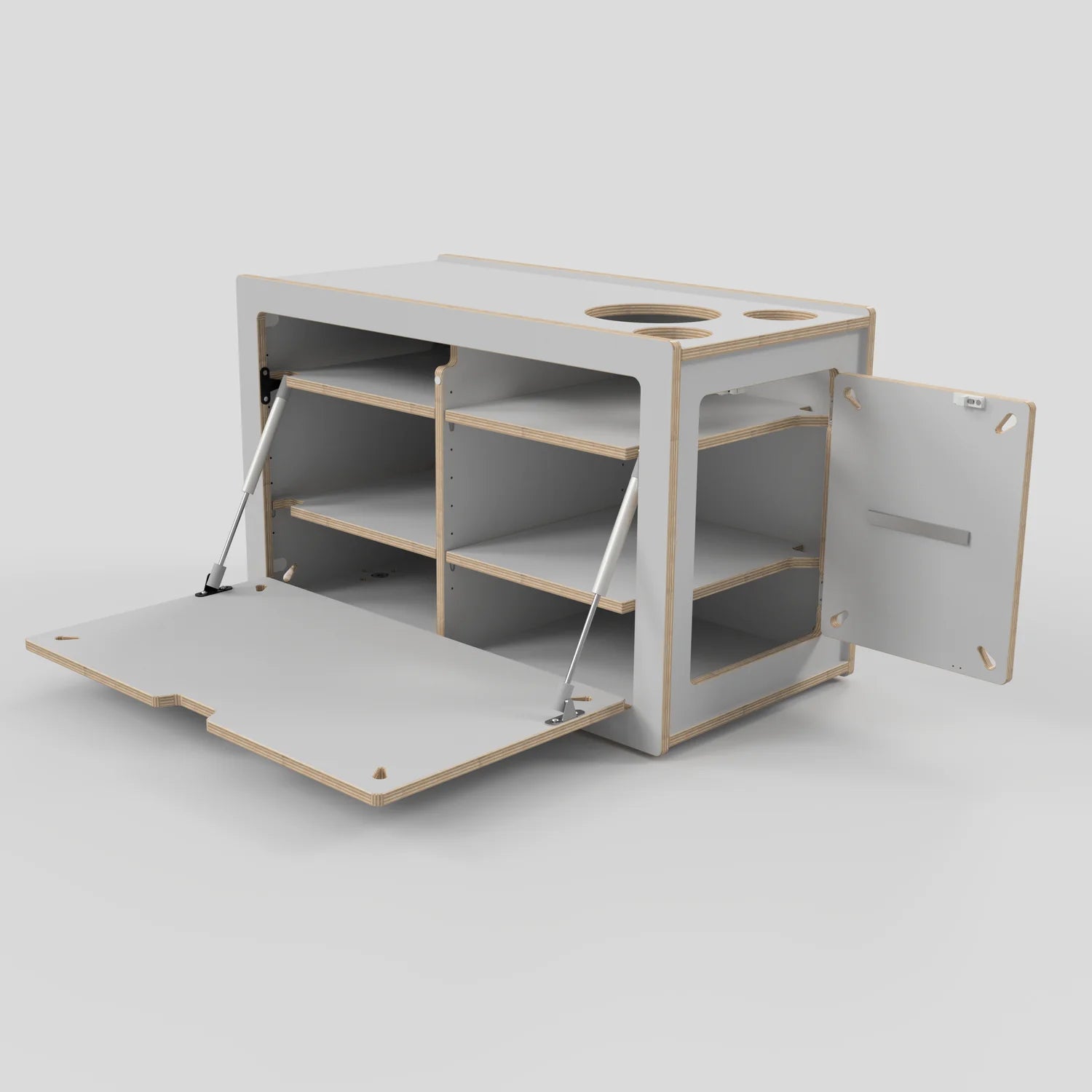 SQUIQ Traveler max – Kofferraumauszug mit Campingbox für Van, Caddy & ID.Buzz