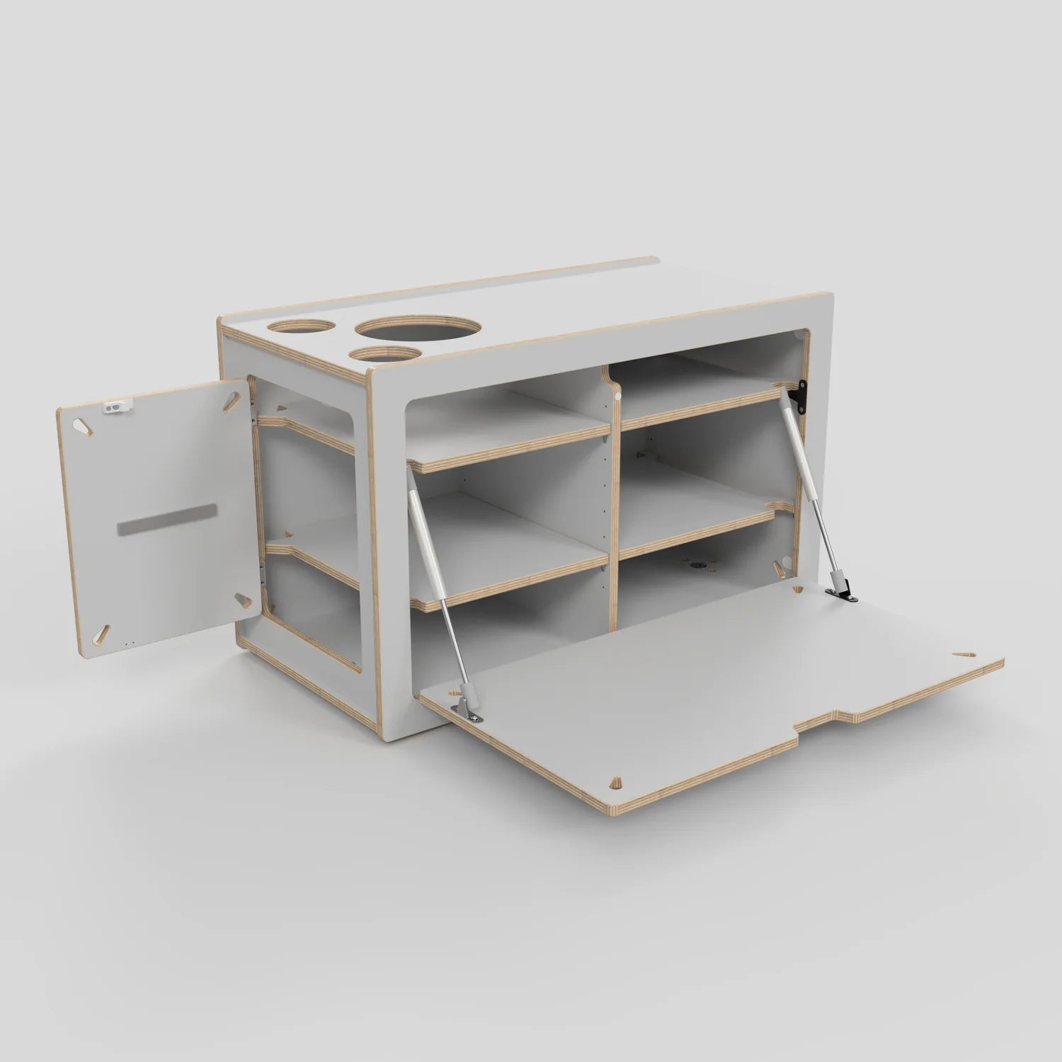 SQUIQ Traveler max – Kofferraumauszug mit Campingbox für Van, Caddy & ID.Buzz