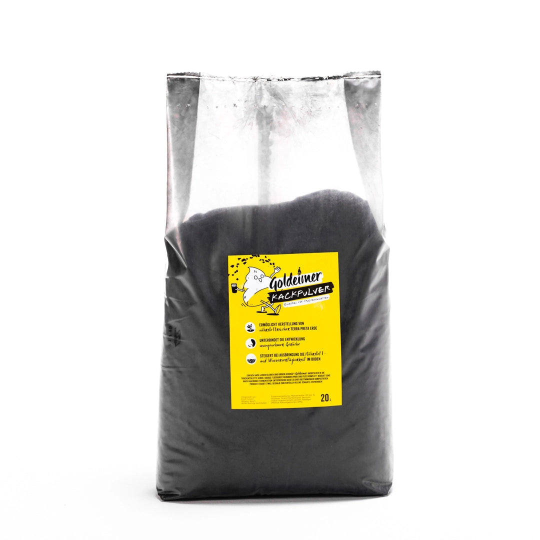 Goldeimer "Kackpulver" - Streu für die Trockentoilette