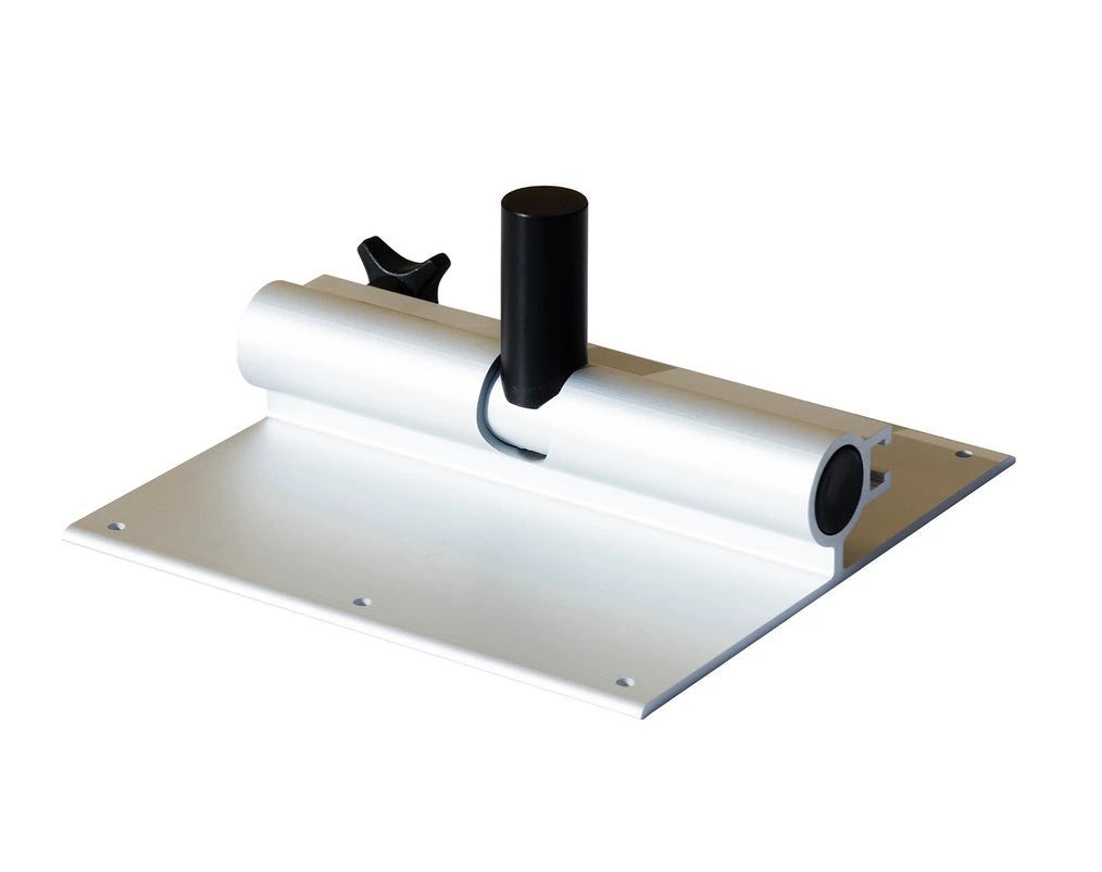 *B-Ware* Lagun Untertisch Befestigungsplatte mit Dreh- & Klappachse