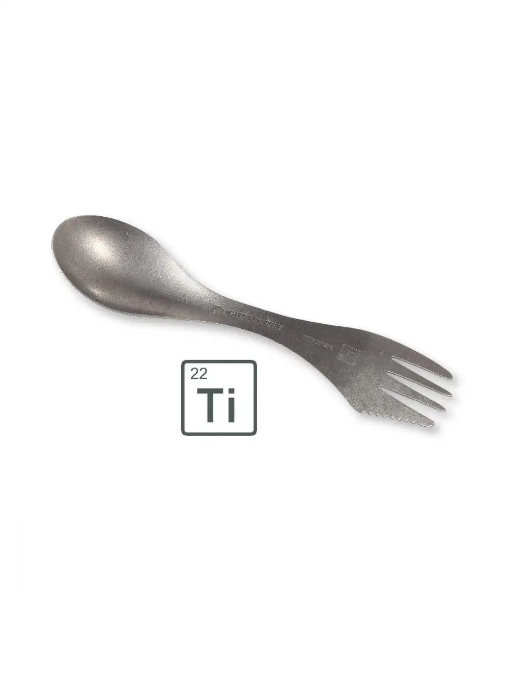 Spork Titanium - couverts de camping couteau, fourchette, cuillère en un