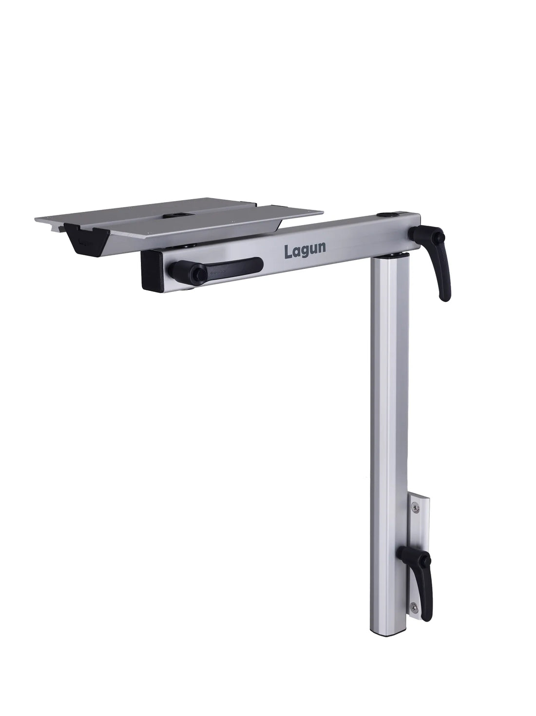 Lagun Tischgestell Set mit 400mm Tischbein - Silber