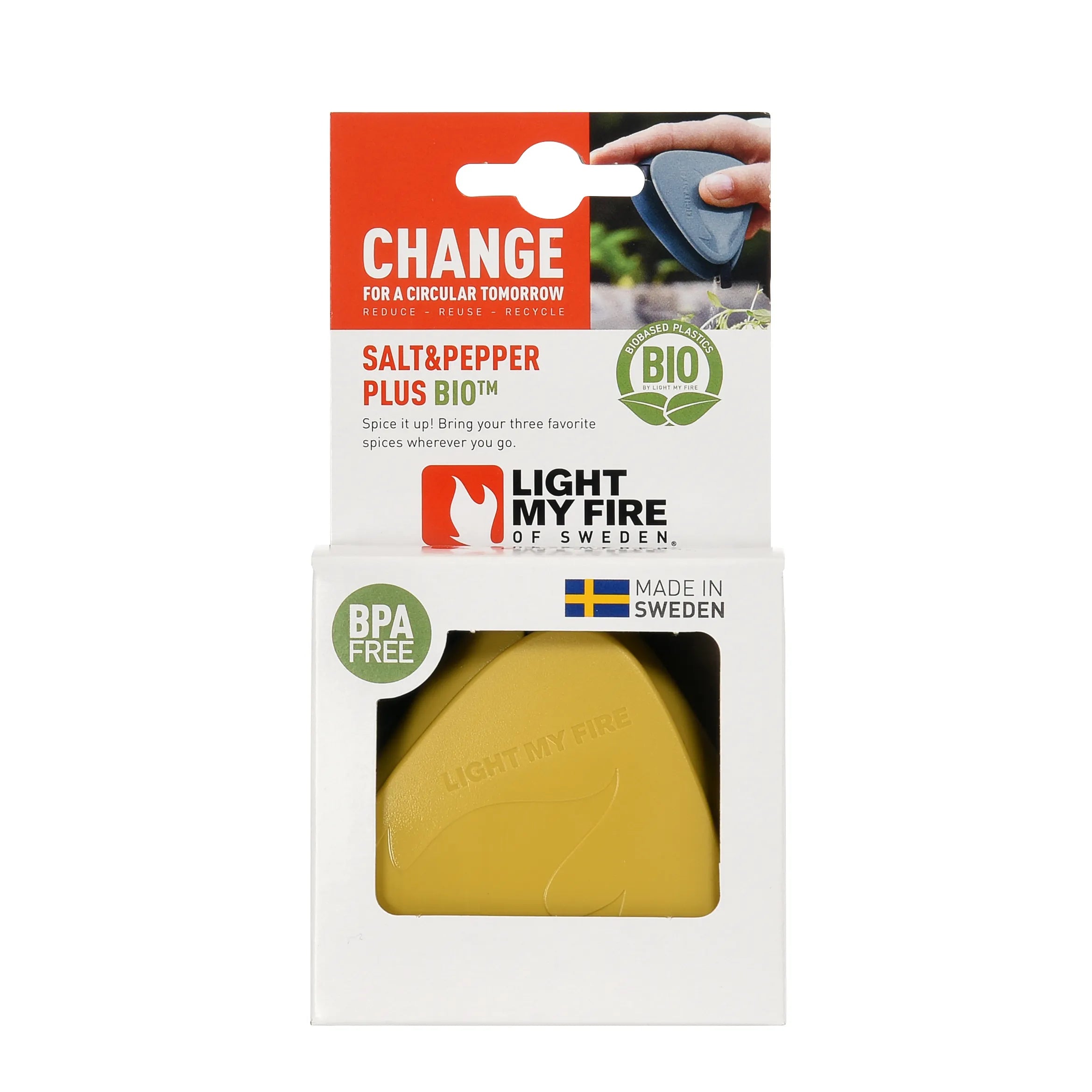 Salt&amp;Pepper plus BIO - 2 in 1 Pfeffer und Salzstreuer fürs Camping