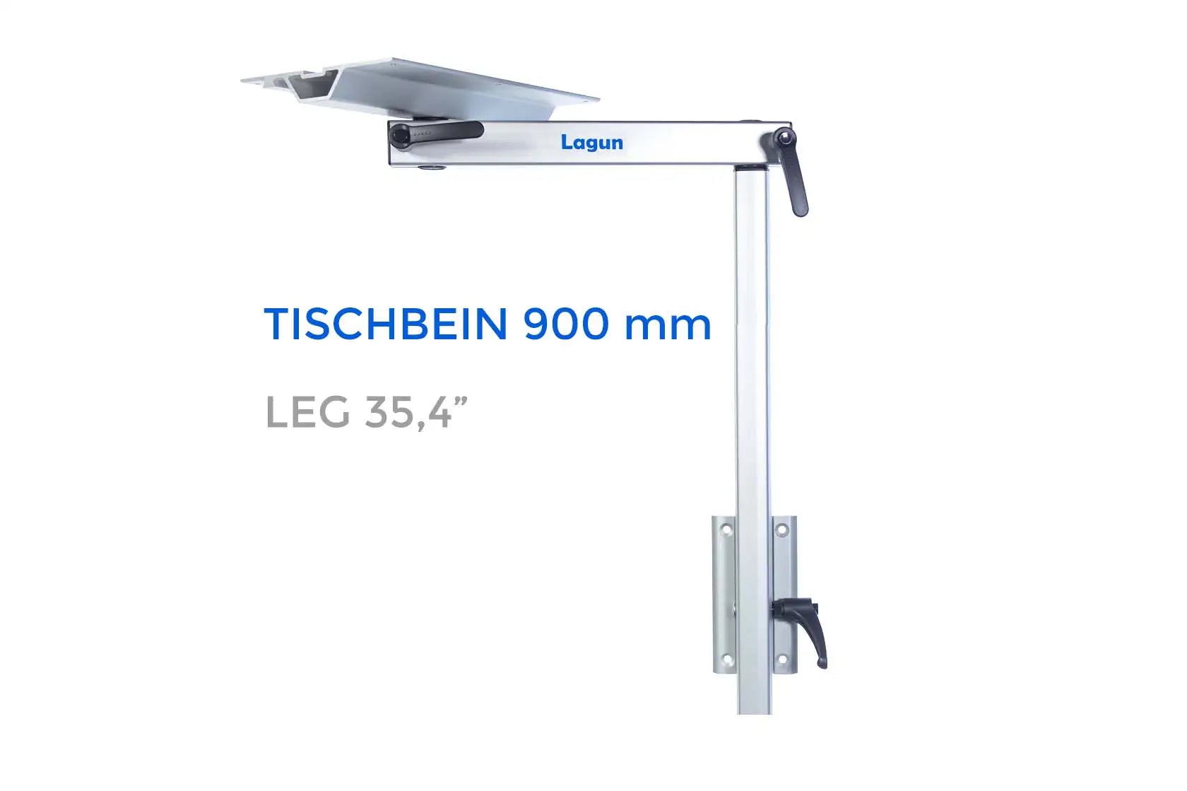 *B-Ware* Lagun Tischgestell mit 900 mm Tischbein