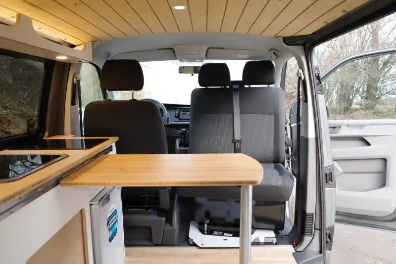 Kitchenette camping-car avec système de placards pour VW T5, T6.1, Bully