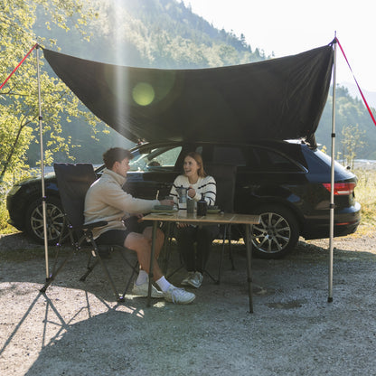 qeedo Motor Tarp - Car, flexible sun sail for your car