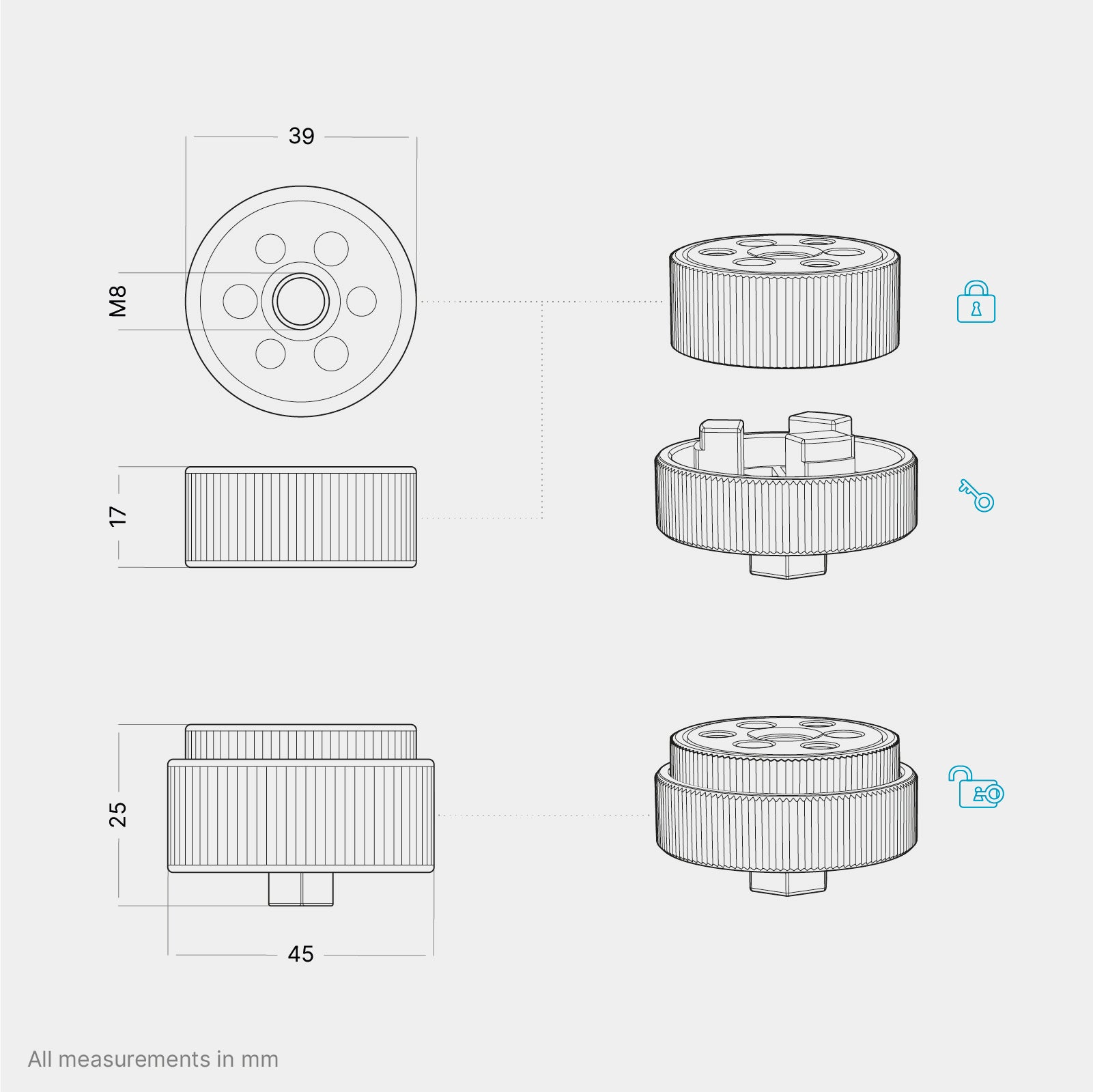 FREEDOM LOCK SET 2.0 – Die smarte Diebstahlsicherung für dein Dachzelt