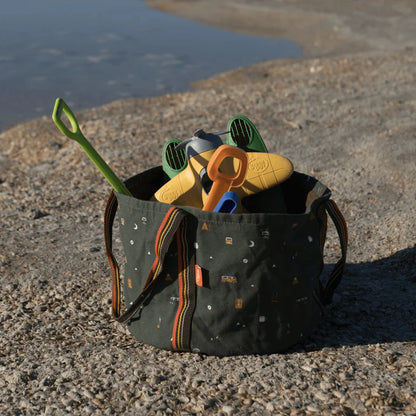 Falteimer aus Stoff in vielen Motiven, wasserdichter Campingeimer