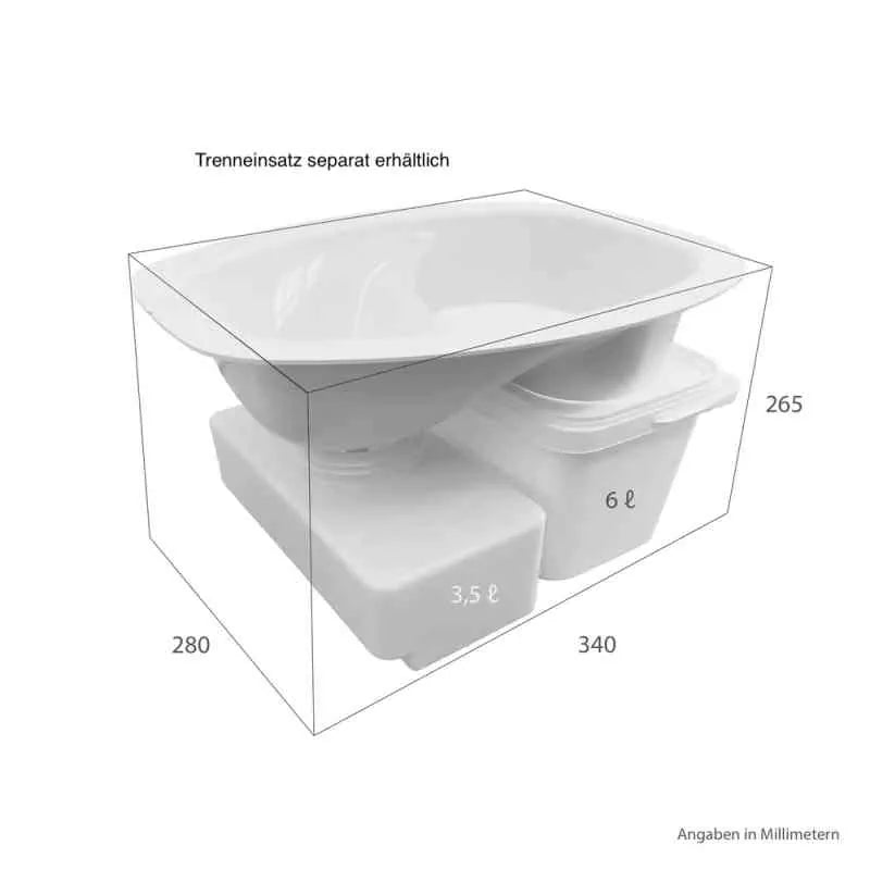 Set de conteneurs pour toilettes sèches, toilettes à séparation, à monter soi-même, bidon d&