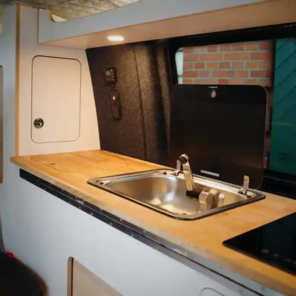 Kitchenette camping-car avec système de placards pour VW T5, T6.1, Bully